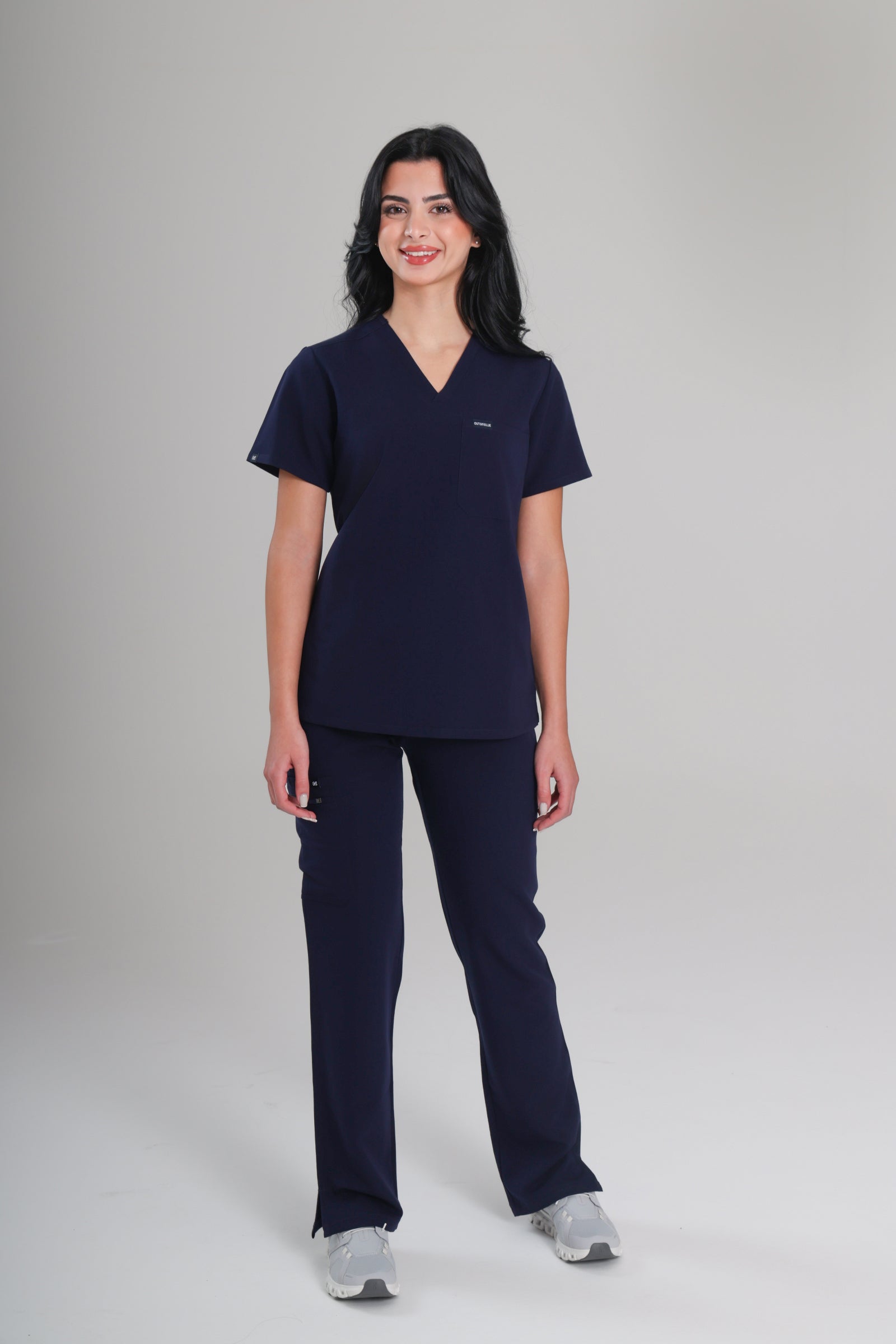 SHIFTMASTER™ Scrub Top - Onyx Navy