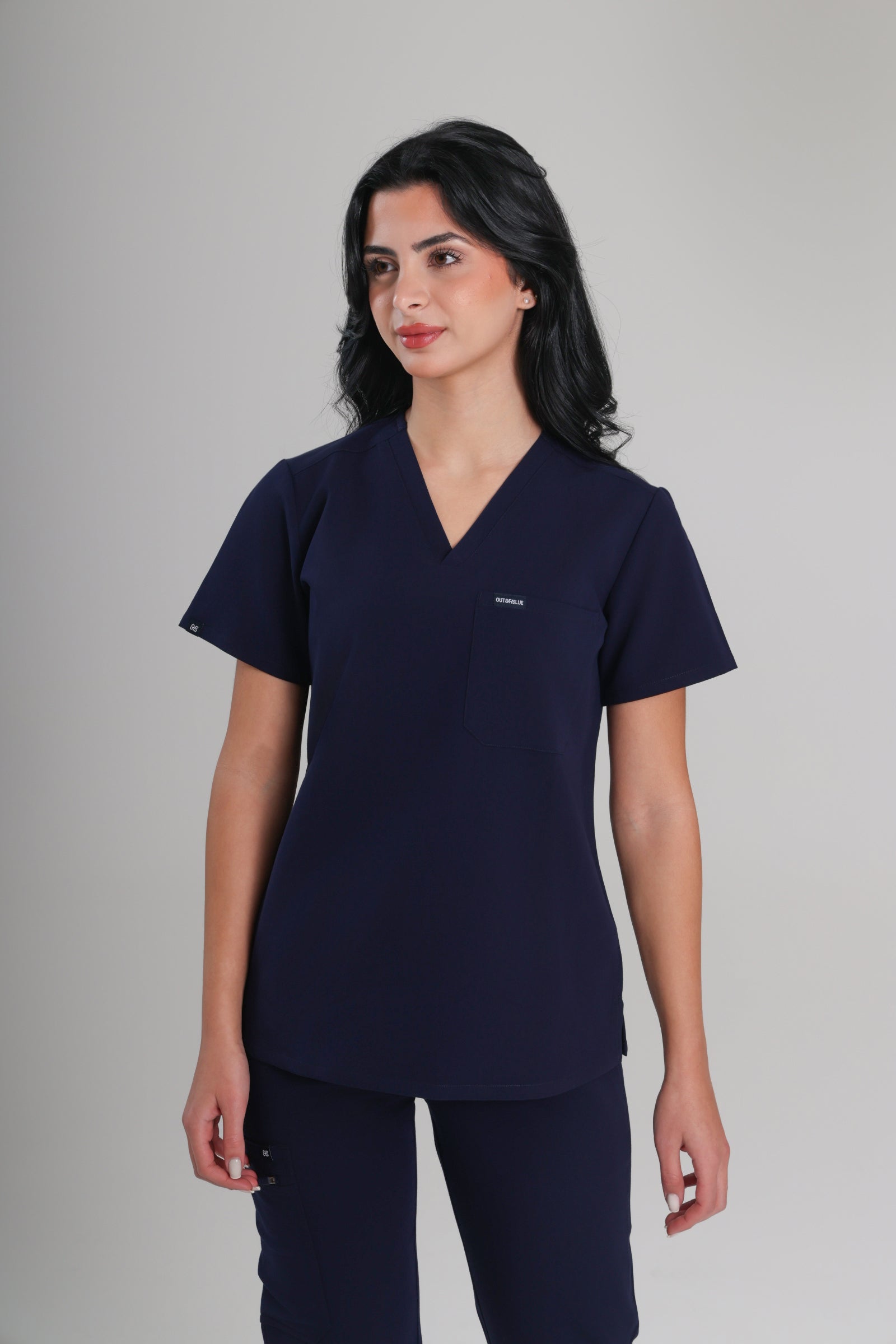SHIFTMASTER™ Scrub Top - Onyx Navy