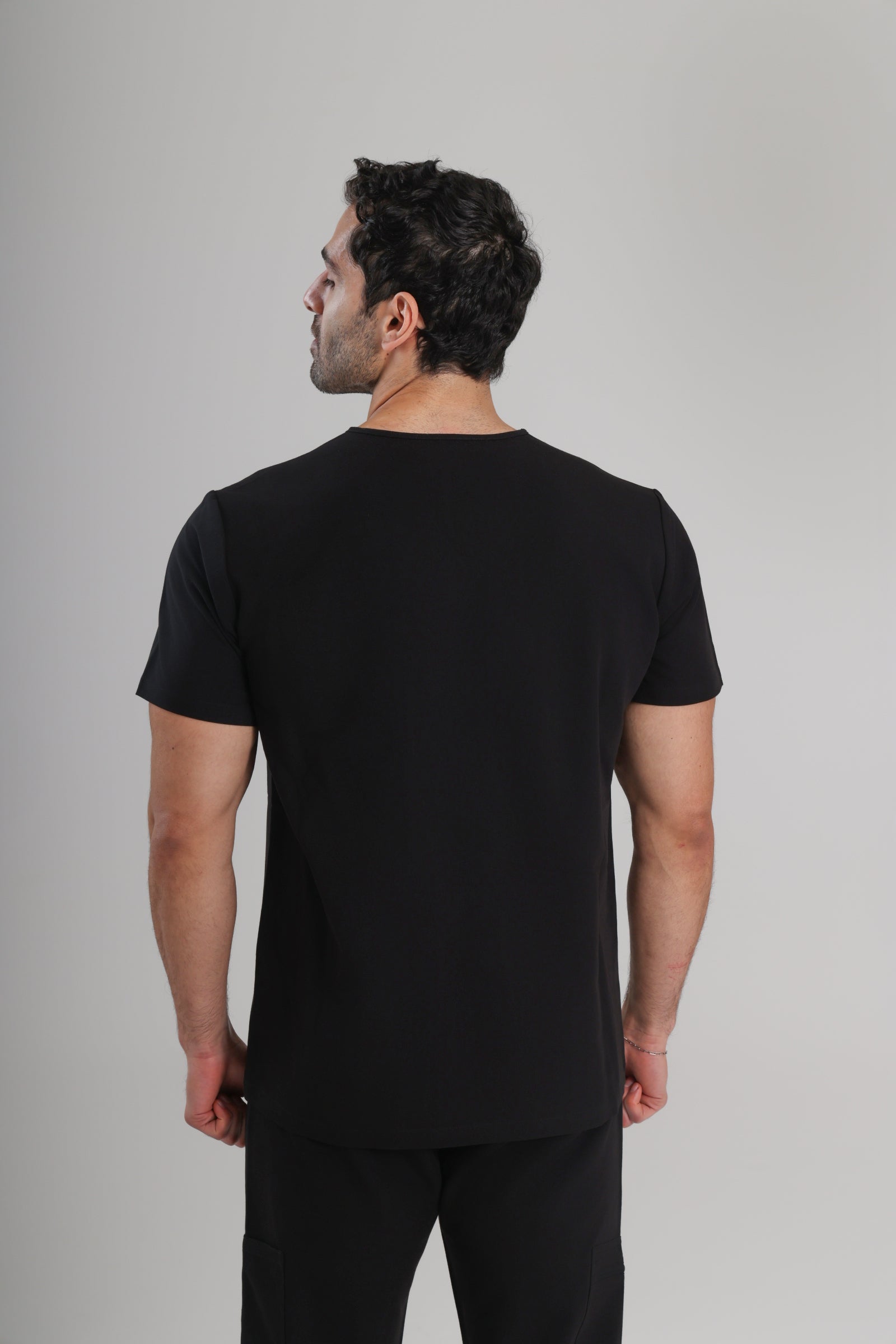 SHIFTMASTER™ Scrub Top - Onyx Black