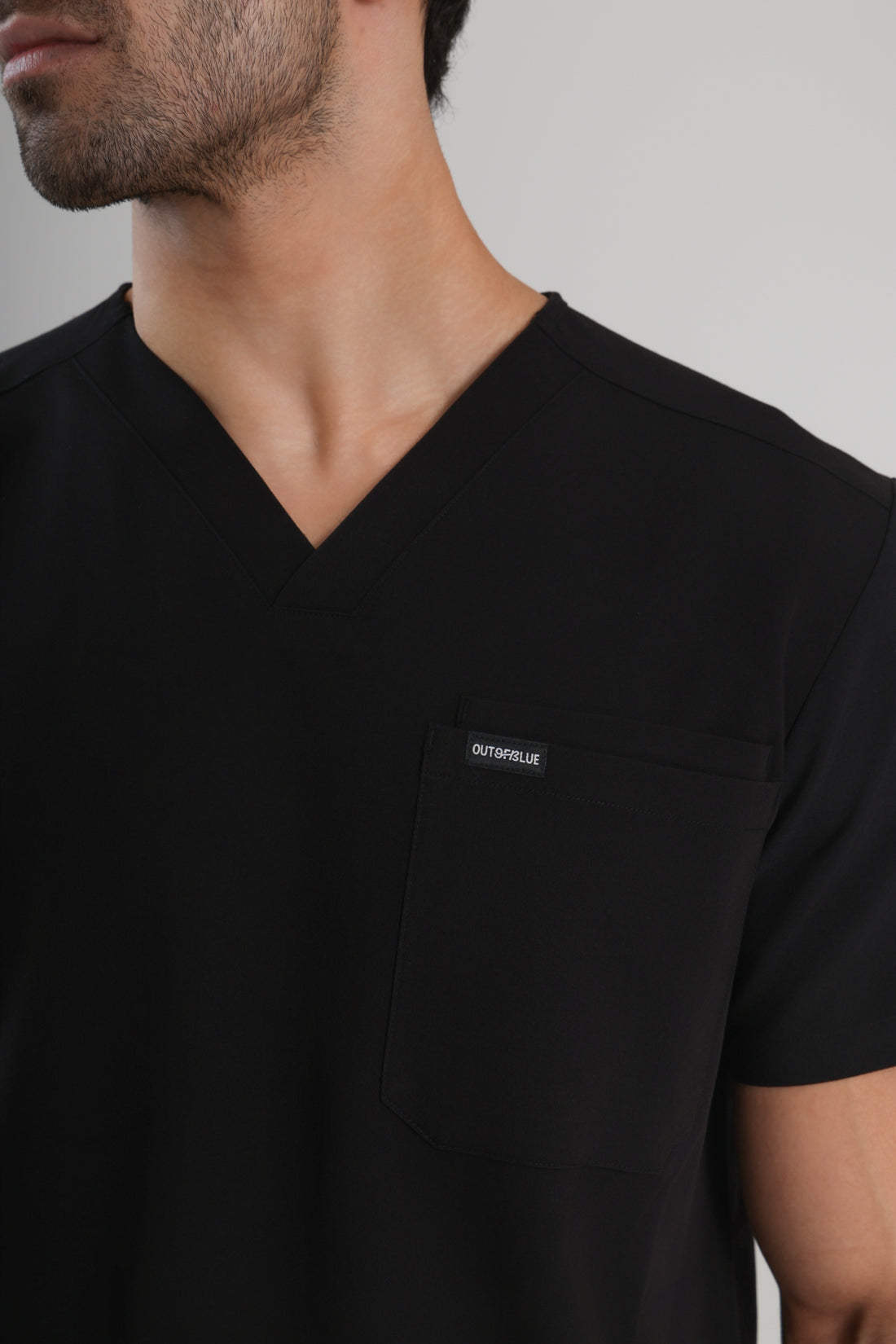 SHIFTMASTER™ Scrub Top - Onyx Black