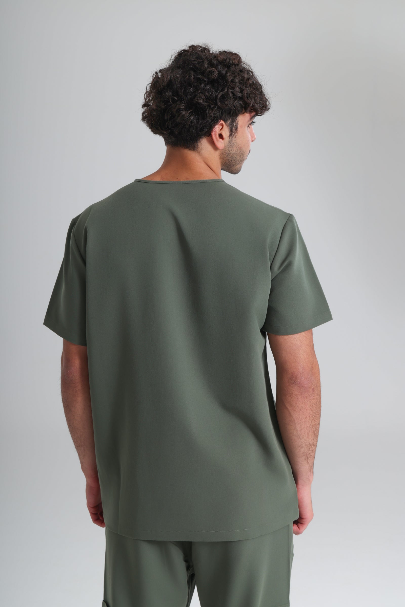 SHIFTMASTER™ Scrub Top - Moss Green