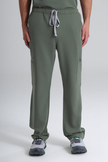 SHIFTMASTER™ CARGO SCRUB PANTS - Moss Green